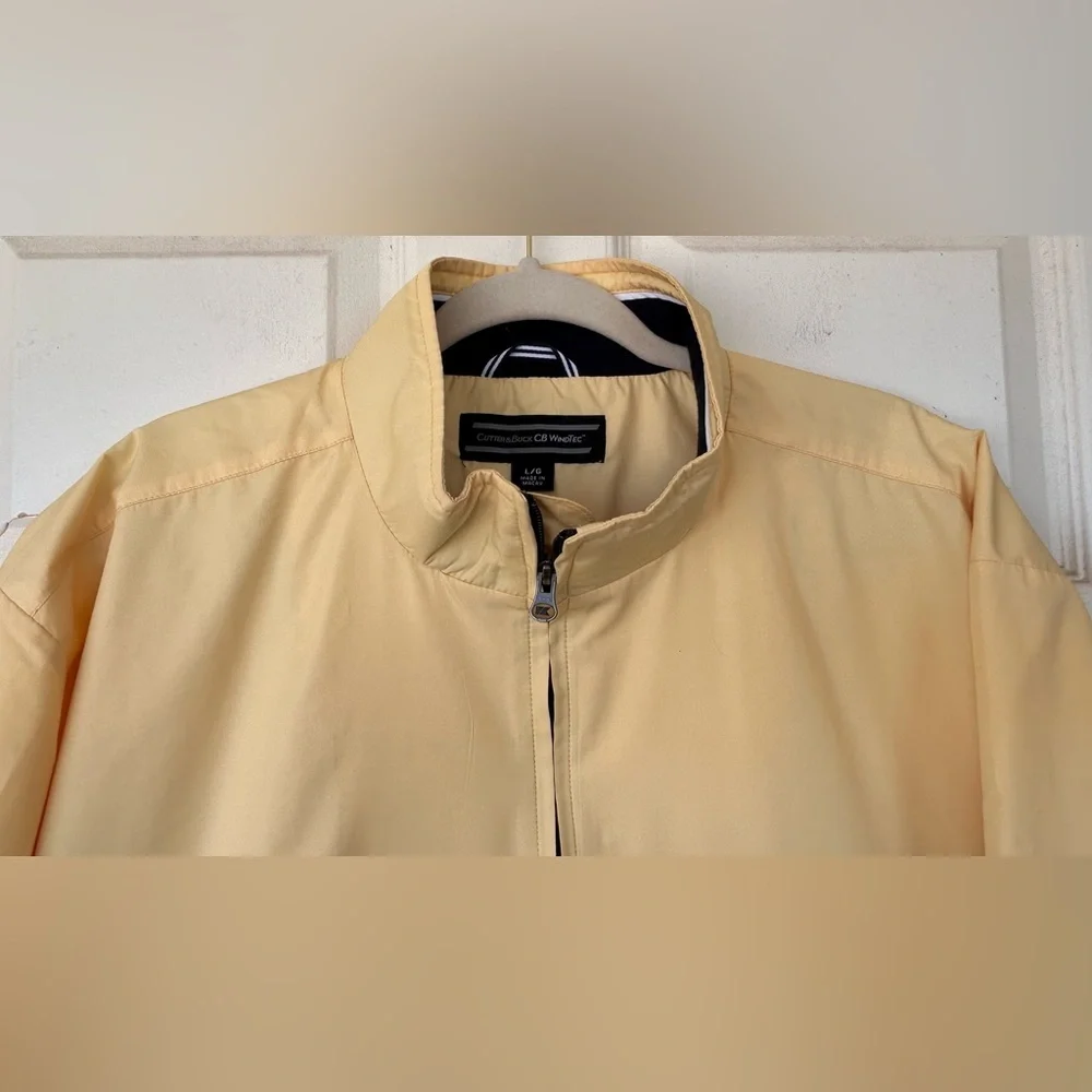 Cutter & Buck‎ Men’s Golf Windbreaker 1/2 Zip Short Sleeved Size Large - Picture 2 of 10